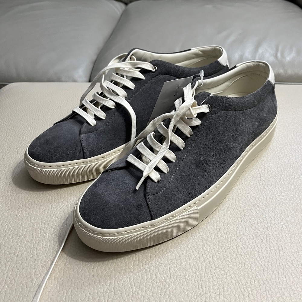 Good Man Brand Men’s Edge Suede Casual Sneaker - Made in Italy - US 11 / EU 44.5